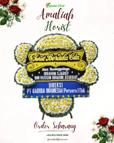 Papan Bunga Duka di Songgodadi