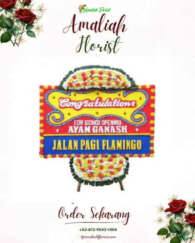 Bunga Papan Congratulation di Songgodadi